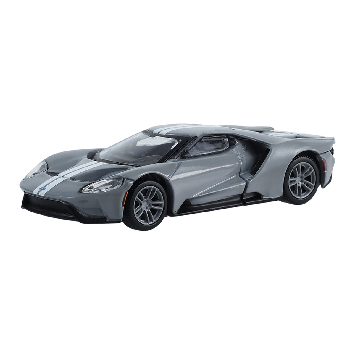 (PRE-ORDER 2026/2027) Greenlight 1:64 International DuraStar 4400 avec Ford GT 2017 – Gris Liquid Grey avec bandes blanches – Édition exclusive GL30611