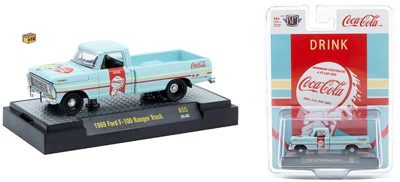 M2 Machines 1:64 Coca-Cola 2025 Release A55 Assortment (Set of 3) 52500-A55