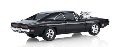 (PRE-ORDER 2027) GreenLight GL Motion 1:64 Dodge Charger 1970 noir de Dom – Fast &amp; Furious – Voiture télécommandée avec télécommande – GLM-INT-612002