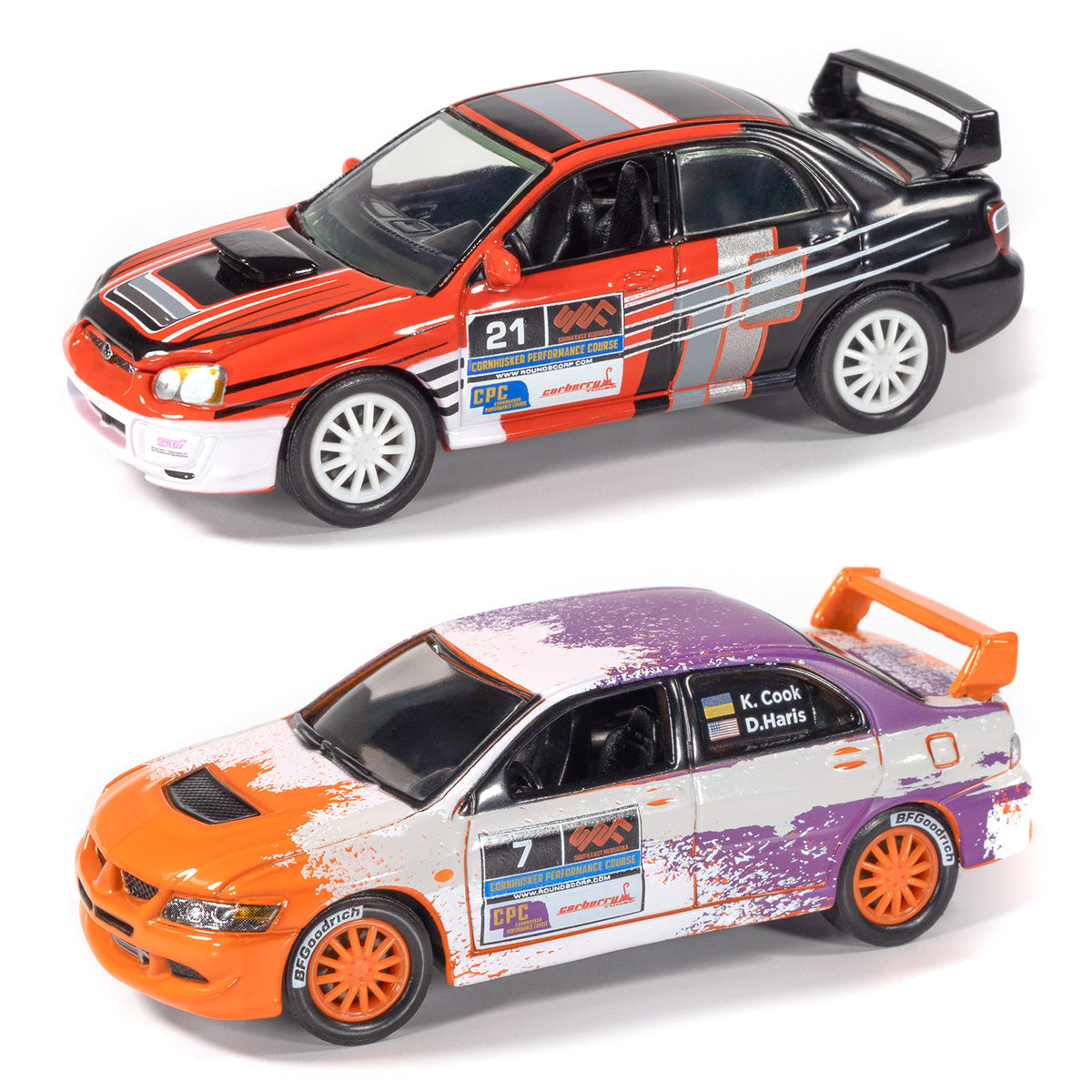 Johnny Lightning 1:64 Twin Pack 2026 Release 1 Version B – Set of 3 Blisters / 6 Cars – JLPK025-1B