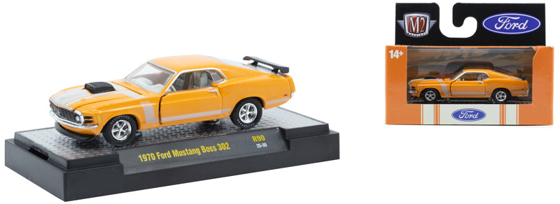 1970 Ford Mustang BOSS 302 (M2 Machines Detroit Muscle 32600-90)