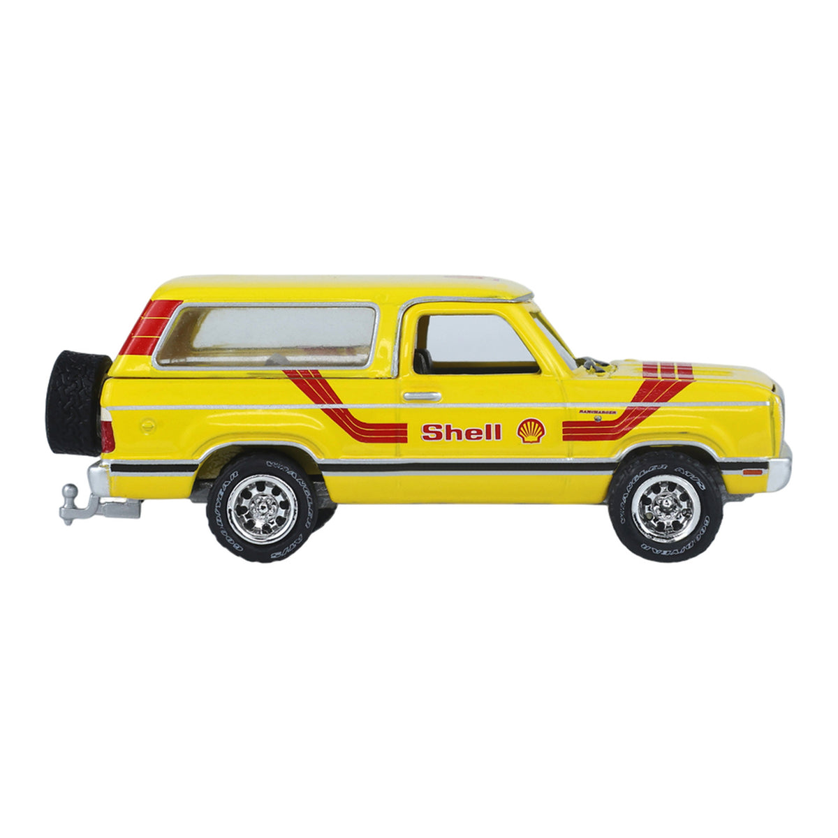 (PRE-ORDER 2026/2027) GreenLight 1:64 Dodge Ramcharger 1977 SHELL – All Terrain Series 18 – Édition Limitée GL35330-A
