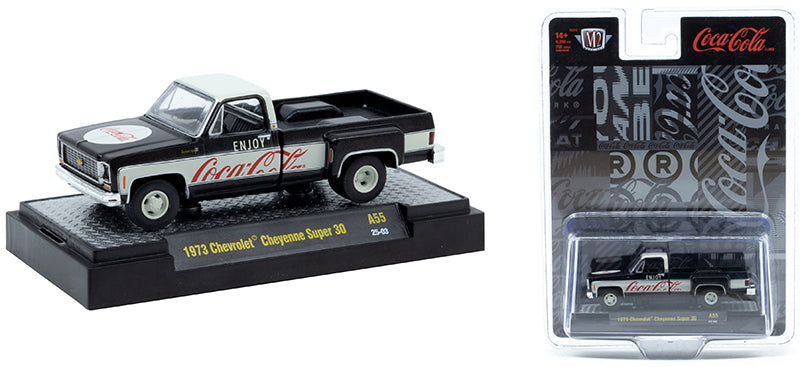 Coca-Cola-1973 Chevrolet Cheyenne Super 30 (M2 Machines Coca-Cola Release A55)