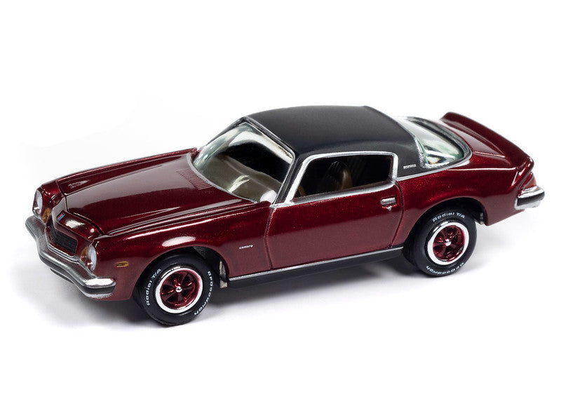 Johnny Lightning- 1975 Chevrolet Camaro (Dark Red Poly) JLSP390-A