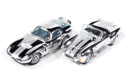 Johnny Lightning 1:64 JLPK Twin Pack 2025 Release 1A – Ensemble de 3 pièces / 6 véhicules