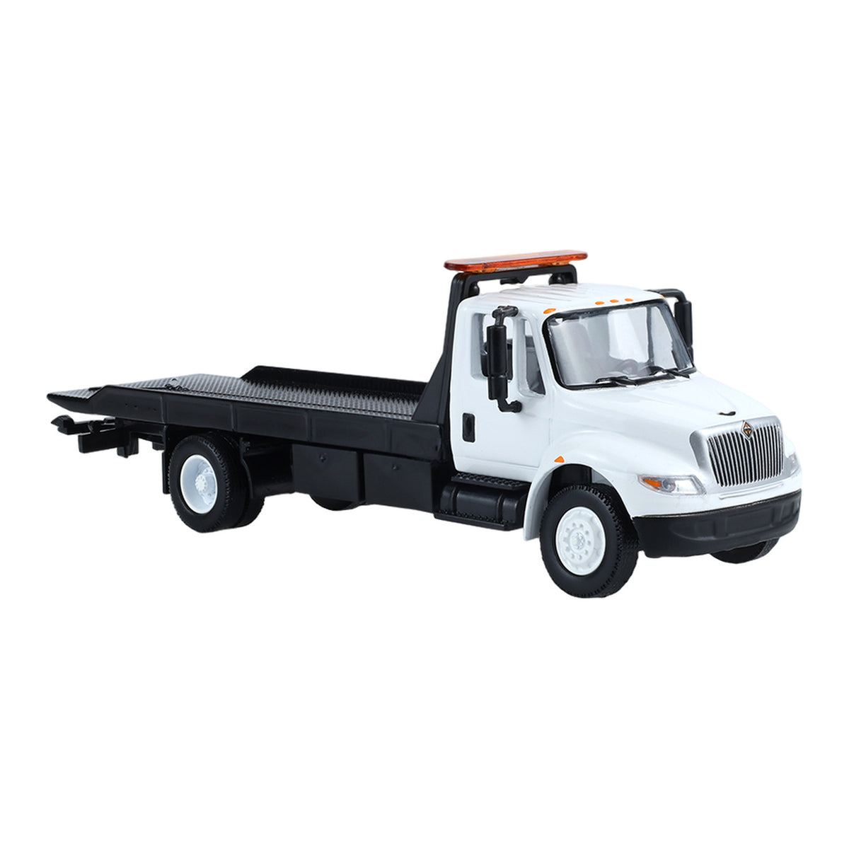 (PRE-ORDER 2026/2027) Greenlight 1:64 International DuraStar 4400 avec Ford GT 2017 – Gris Liquid Grey avec bandes blanches – Édition exclusive GL30611