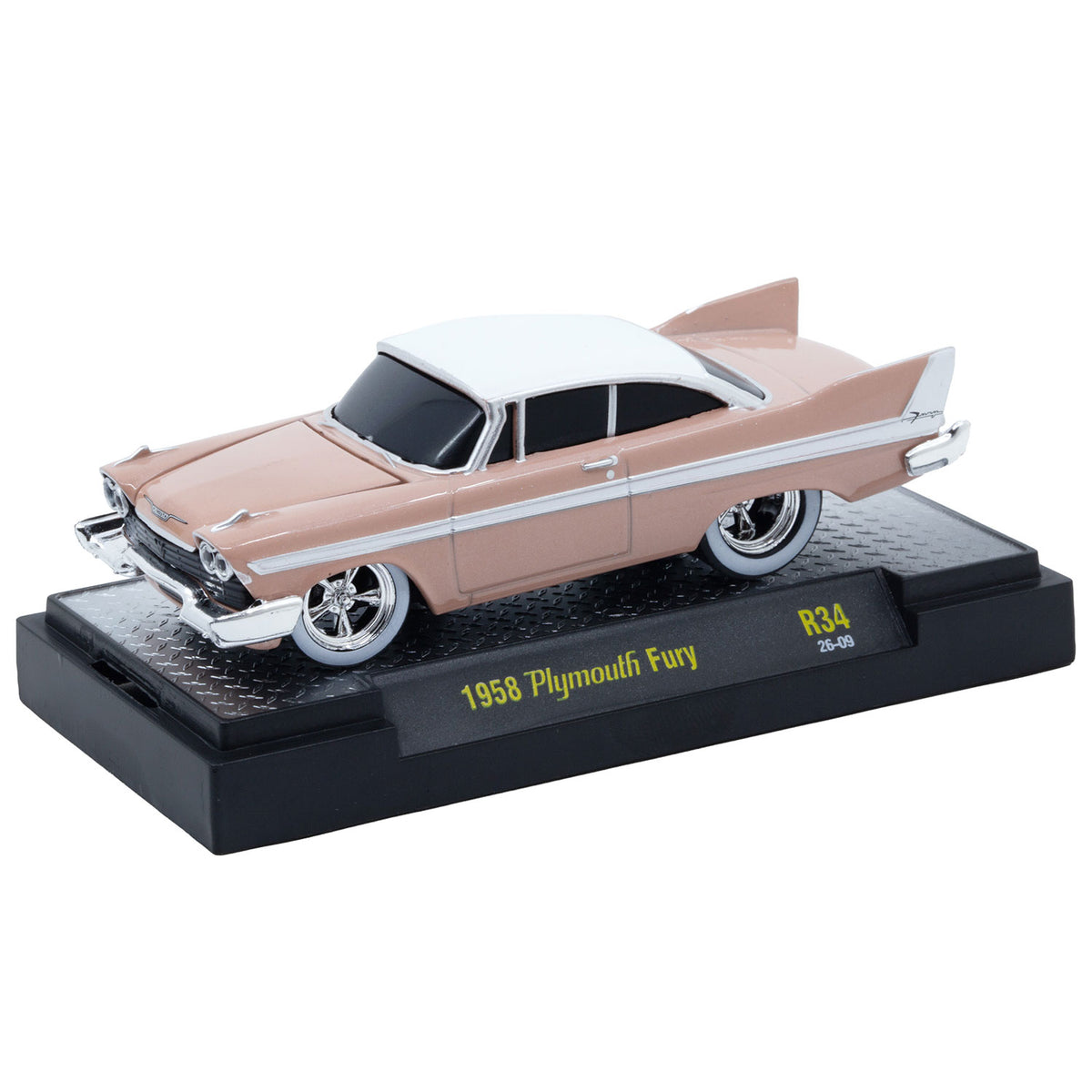 M2 Machines 1:64 1958 Plymouth Fury – Ground Pounders Release 34 – 82161-34-D