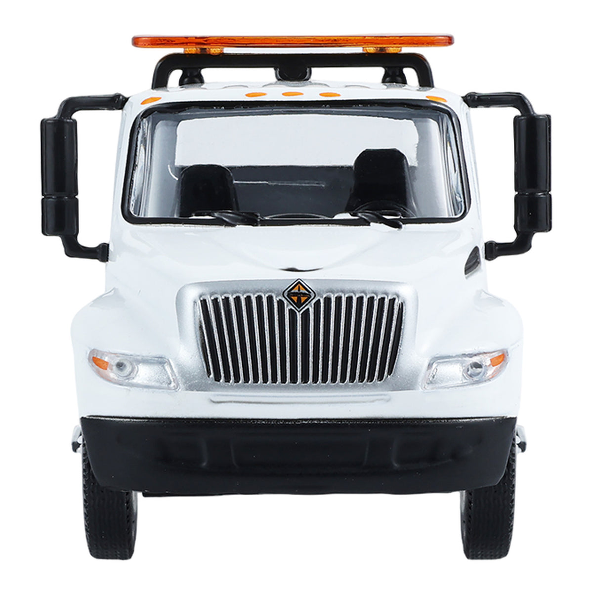 (PRE-ORDER 2026/2027) Greenlight 1:64 International DuraStar 4400 avec Ford GT 2017 – Gris Liquid Grey avec bandes blanches – Édition exclusive GL30611