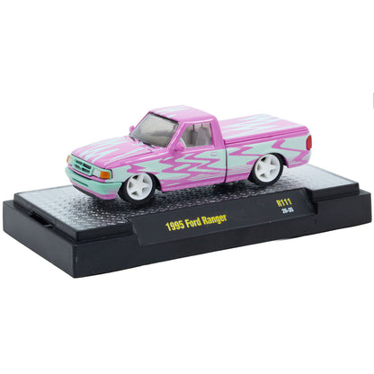 M2 Machines 1:64 1995 Ford Ranger – Rose – Auto-Thentics Release 111 – 32500-111-E