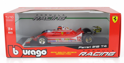 1979 SOUTH AFRICA GRAND PRIX, GILLES VILLENEUVE - FERRARI - F1 312T4 N 12 WINNER  (WITH PILOT)