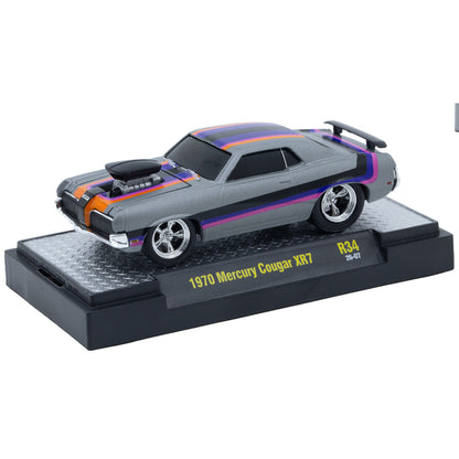 M2 Machines 1:64 Mercury Cougar XR7 1970 – Ground Pounders Release 34 – 82161-34-F