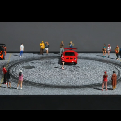 MoreArt 1:64 Car Drift Turntable Scene – O1 Version MO970204