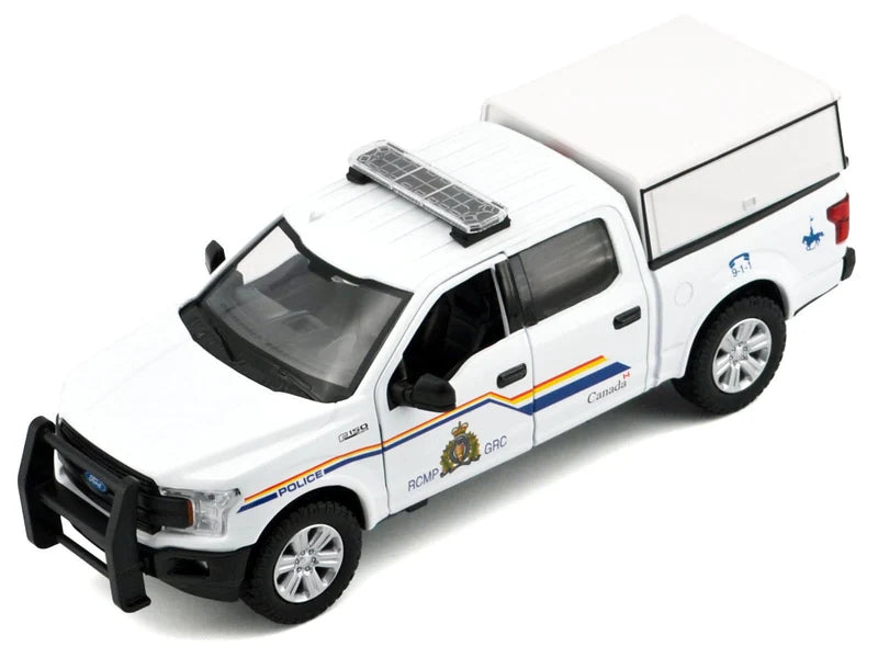 Motormax 1:27 Ford F-150 Lariat Crew Cab 2019 – GRC avec boîte campeur 76647