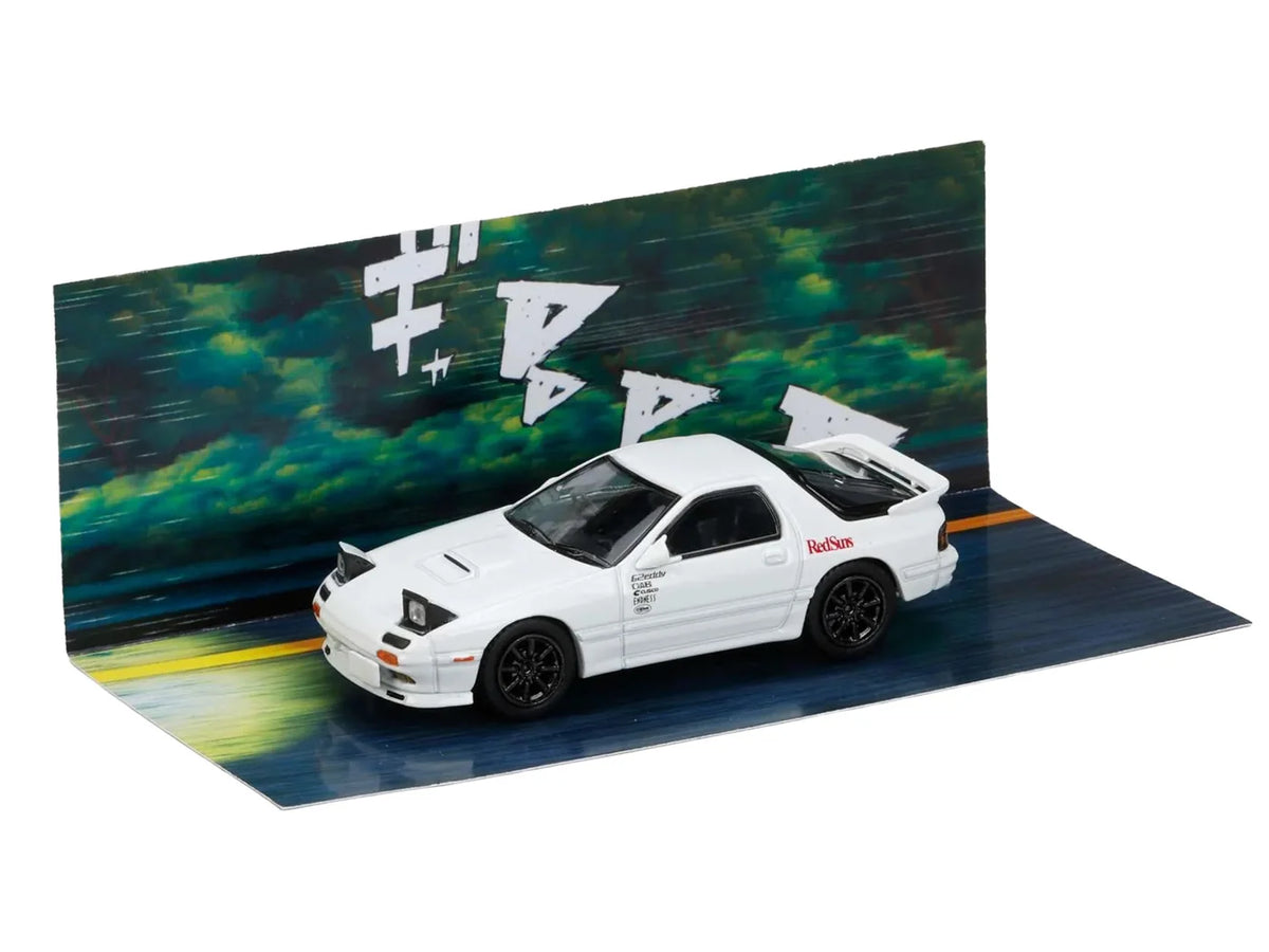 Hobby Japan 1:64 Mazda RX-7 (FC3S) RedSuns – Initial D – Ryosuke Takahashi VS Kyoichi Sudou – HJDMD003B