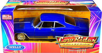 1965 Chevrolet Impala SS 396 Blue Metallic Low Rider Collection&quot; 1/24