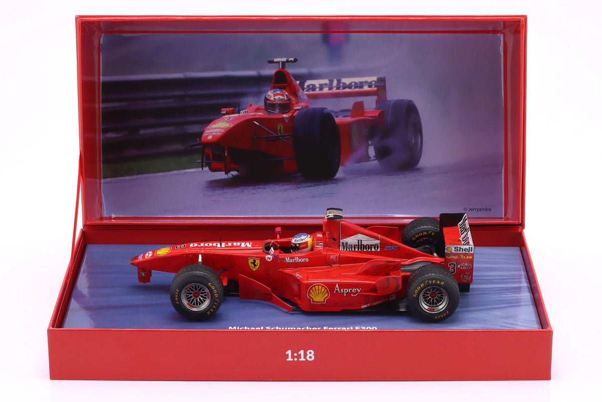 Michael Schumacher Ferrari F300 3 Wheeler 