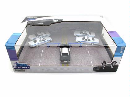 "Blues Brothers 23rd Street Bridge" 5 Car Pack Diorama 