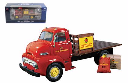 Ford COE 1953 Stake Truck "New Holland Parts and Service"
