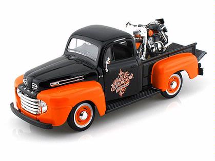 Ford F-1 1948 &amp; Harley-Davidson FLH Duo Glide 1958
