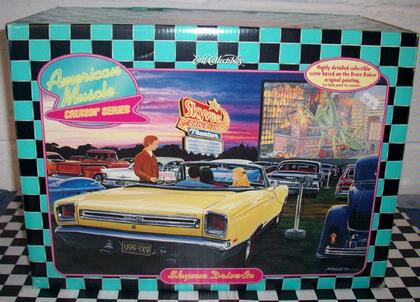 Plymouth GTX 1969  Ensemble Diorama Drive-In