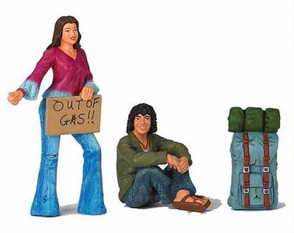 Ensemble de 2 Figurines et accessoires &quot;Out Of Gas&quot;