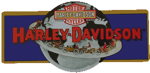 Harley-Davidson - Globe (Die-Cut)