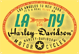 Harley-Davidson - LA to NY (Embossé)