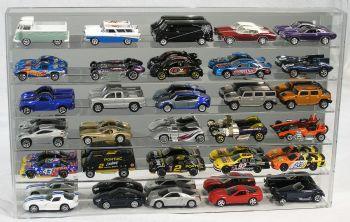 Présentoir Pour 30 Voitures 1/64 AVEC Séparateur Verticaux
