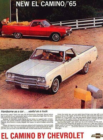 Chevrolet El Camino L-79 1965 *quelques défauts de peinture*