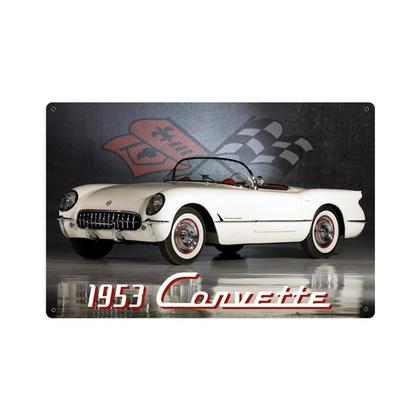 1953 Corvette  **Shield Metal Sign**