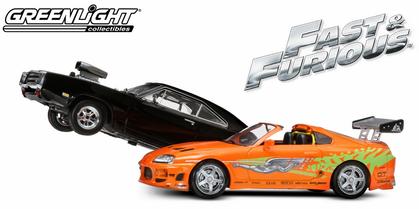 "Fast and Furious" (Drag Scene) Dodge Charger 1970 &amp; Toyota Supra 1995