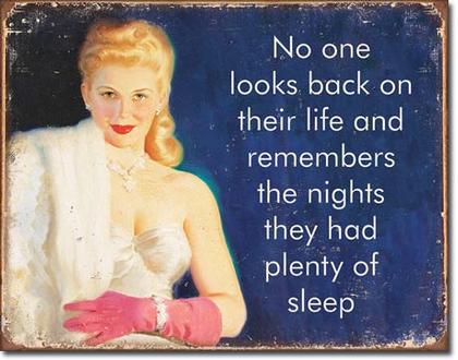 No one looks back on their life...