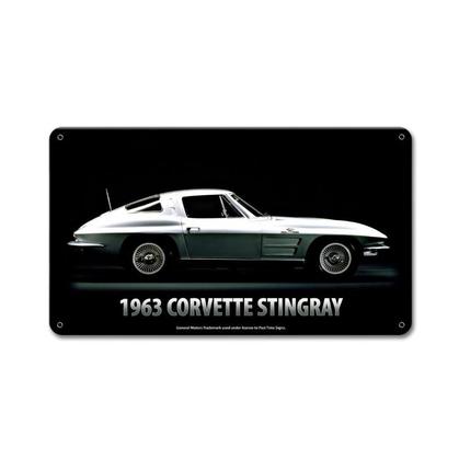 Chevrolet Corvette Stingray 1963 **Shield Metal Sign**