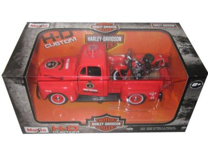 Ford Pickup F-1 1948 avec Harley-Davidson El Knucklehead 1936