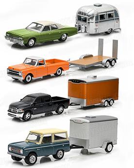 Ford Bronco 1967 and Small Cargo Trailer - Hitch &amp; Tow Series 2