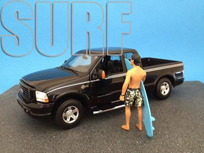 Figurine "Surfer" Matthew avec planche de surf