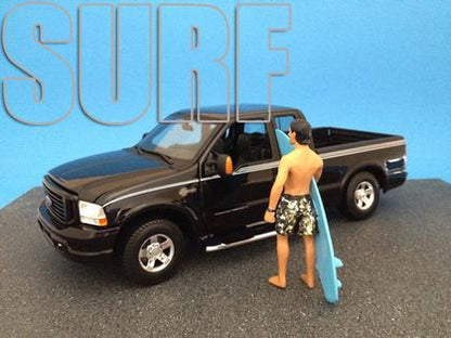 Figurine "Surfer" Matthew avec planche de surf