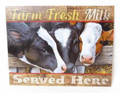 Farm Fresh Milk - Served Here