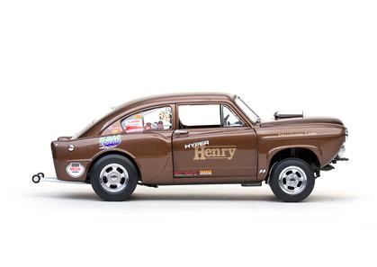 No193 ミニカー1/18 1951Kaiser Henry J SUN STAR PLATINUM 1951 KAISER HENRY J YELLOW 1:18 DIECAST