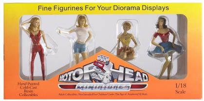 Set of 4 Figures Hot Riders