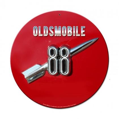 Oldsmobile Rocket 88  **Shield Metal Sign**