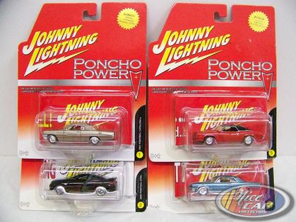 Ensemble de 4 voitures Poncho Power Serie 