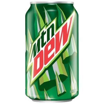 Mountain Dew Die Cut Can