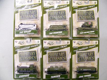 Ensemble de 6 morceaux trains d&