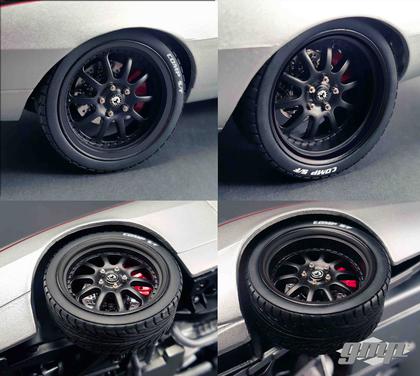 Set of wheels 10-Spoke "Street Fighter"