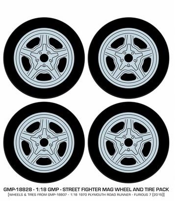 Ensemble Street Fighter Mag Wheel and Tire Pack
