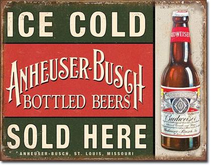 Budweiser - Anheuser Busch Bottle Beers
