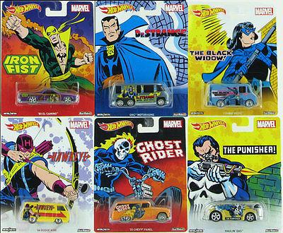Set of 6 cars - Series Culture Pop 2016 "C" series
