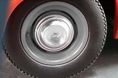 Set of 4 Wheels and tires "Chevrolet Dog Dish"
