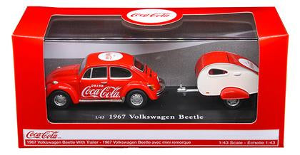 Volkswagen Beetle 1967 avec remorque Coca-Cola